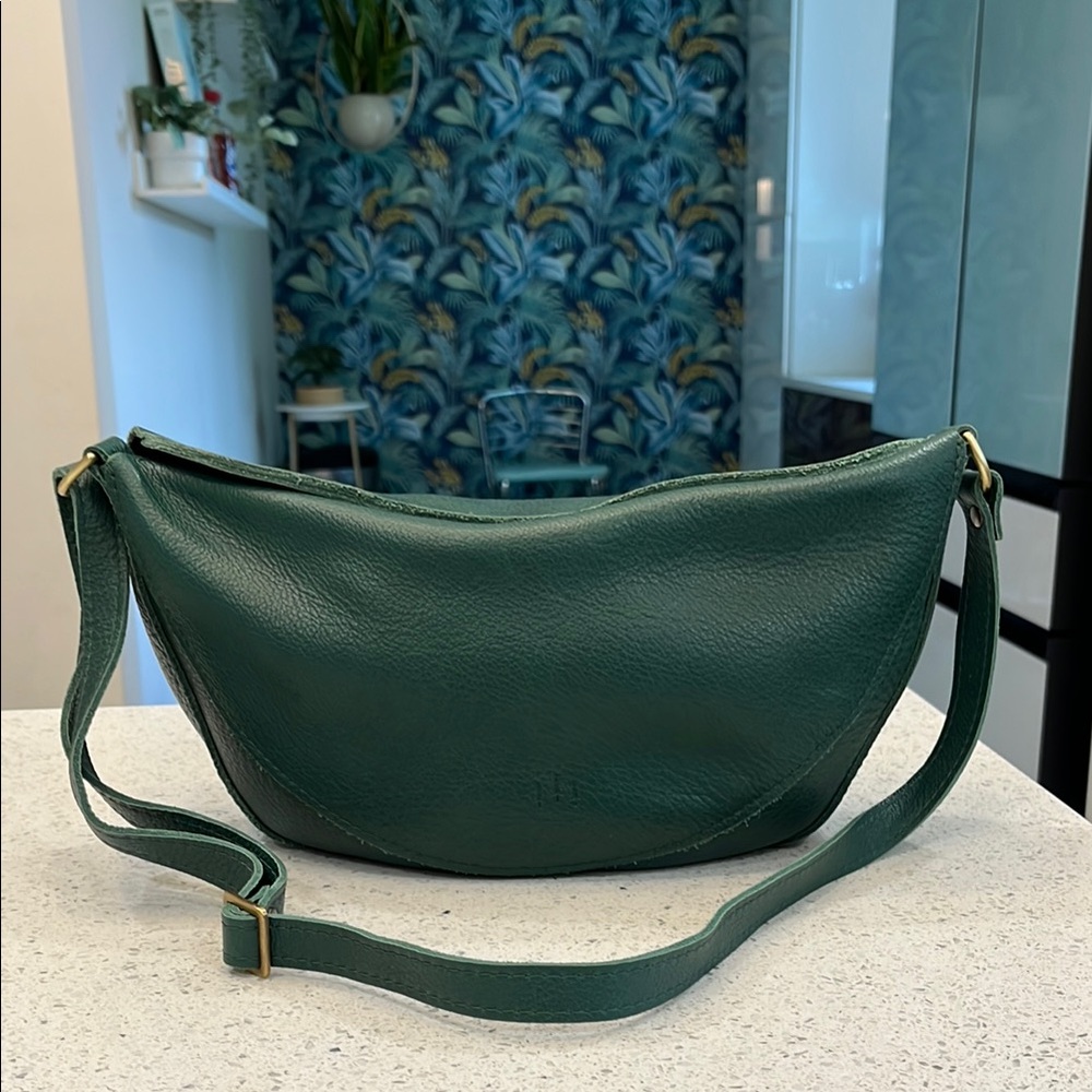 Portland Leather Koala in Bacalar Green Shoulder Bag Large Premium